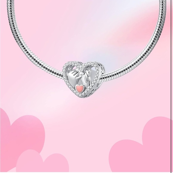 PINKY PROMISE BRACELET CHARM-NEW - Picture 2 of 5